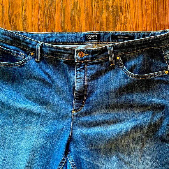 Jones New York Lexington ankle stretch jeans 18W (104) - Picture 2 of 6